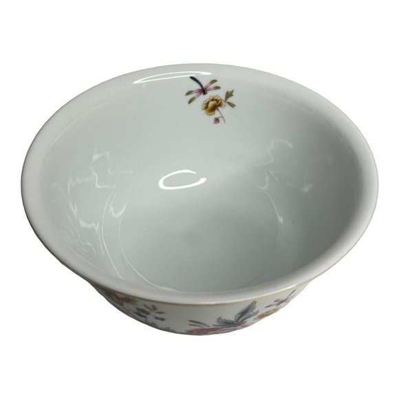 American Heirloom Independence Day 1981 Porcelain Floral Dragonfly‎ Bowl Avon - Picture 2 of 4